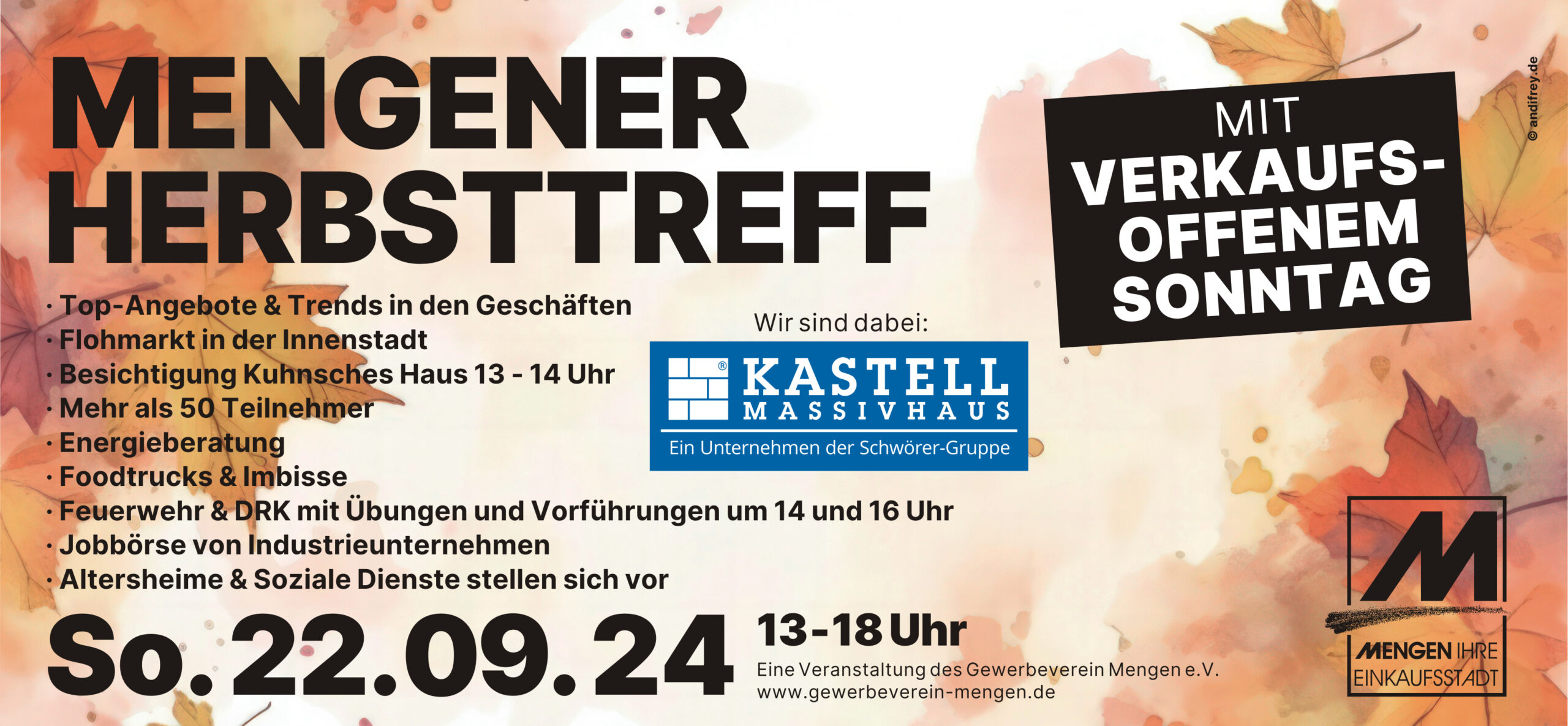 Kastell ist auf dem Mengerner Herbsttreff