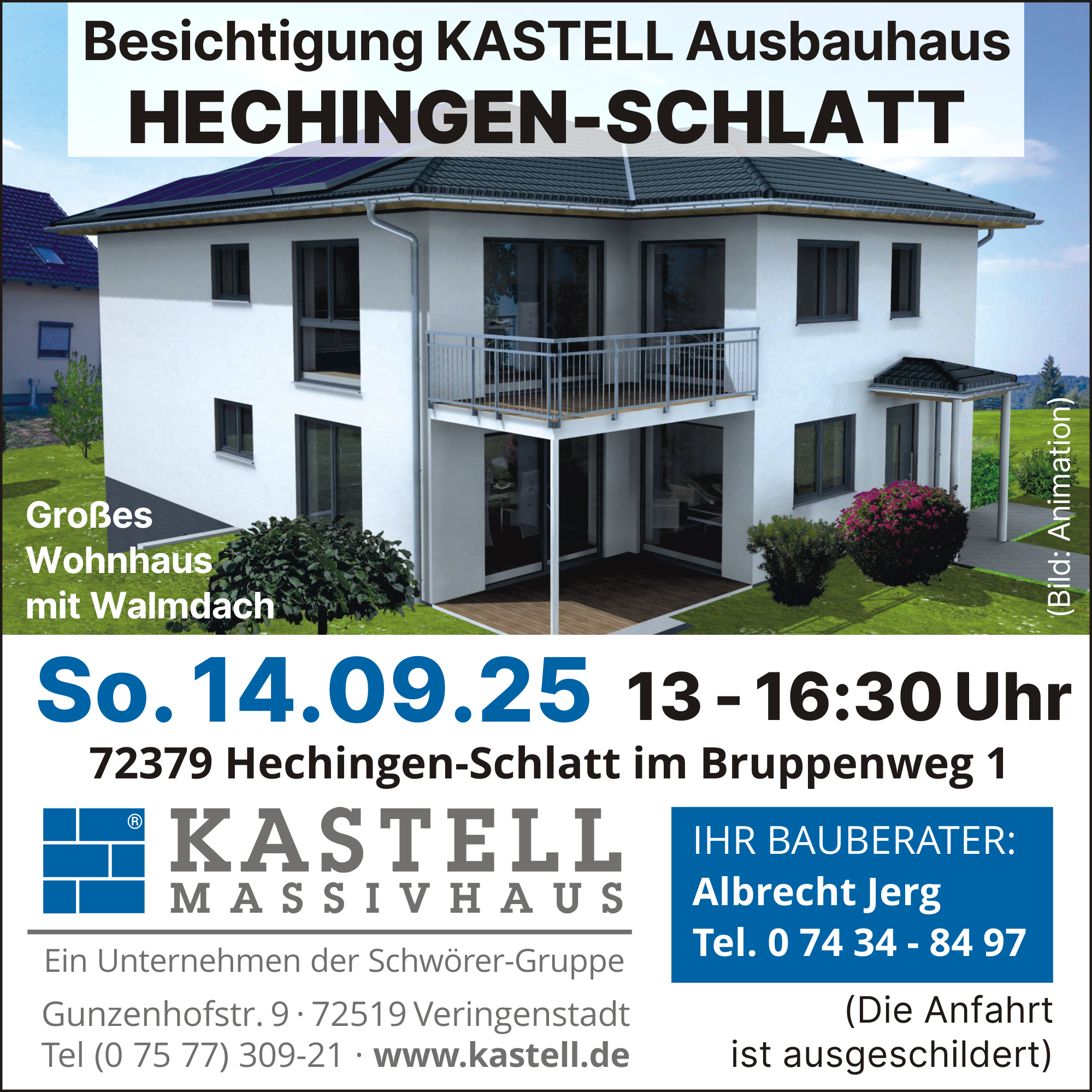 Kastell-Hausbesichtigung Hechingen-Schlatt