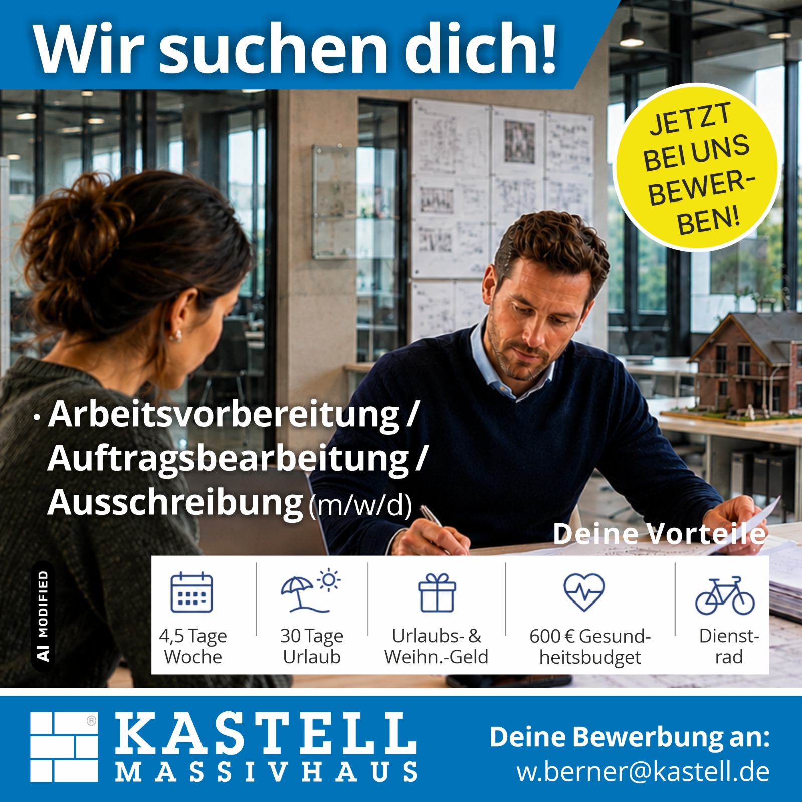 Mitarbeiter Arbeitsvorbereitung & Ausschreibung im Bau (m/w/d)